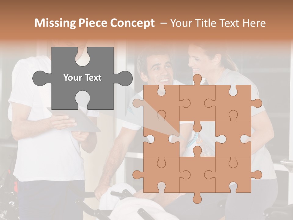 Healthy Gym Male PowerPoint Template