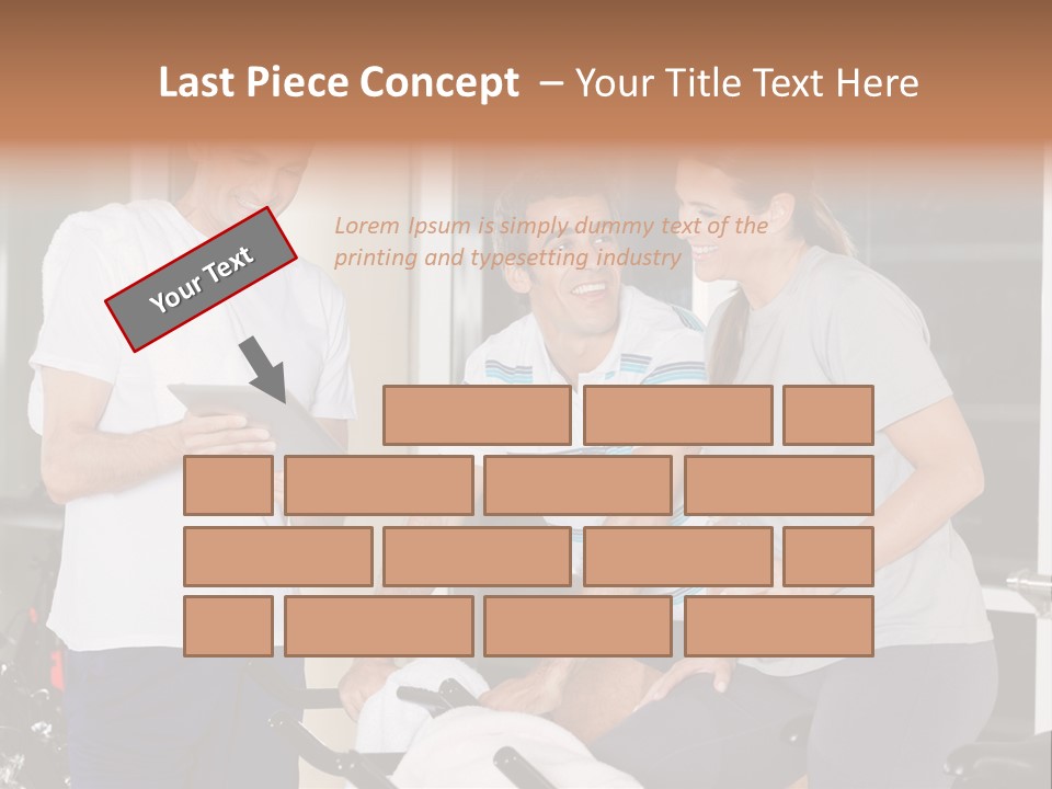 Healthy Gym Male PowerPoint Template