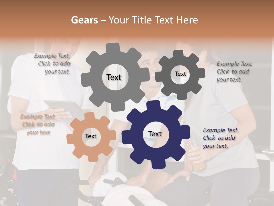 Healthy Gym Male PowerPoint Template