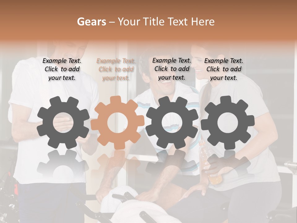 Healthy Gym Male PowerPoint Template