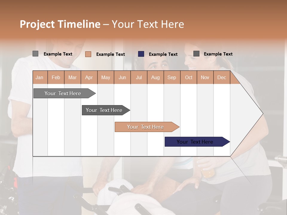 Healthy Gym Male PowerPoint Template