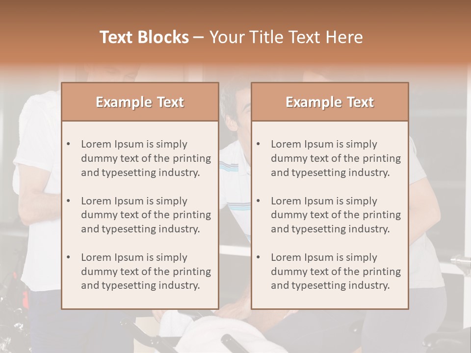 Healthy Gym Male PowerPoint Template