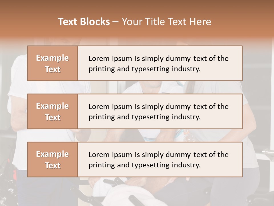 Healthy Gym Male PowerPoint Template