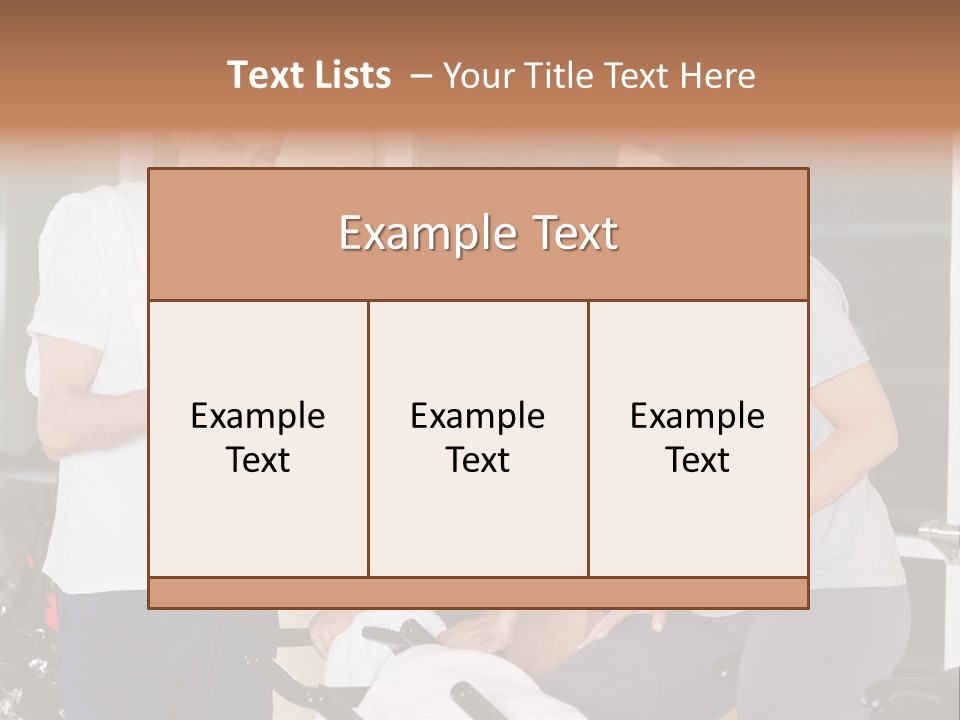 Healthy Gym Male PowerPoint Template
