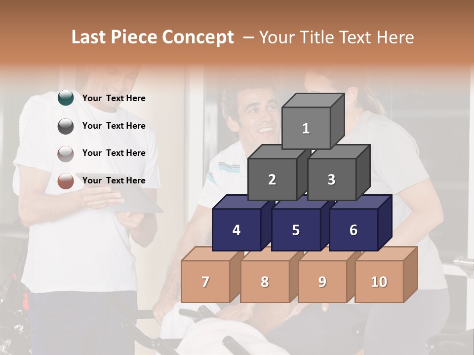 Healthy Gym Male PowerPoint Template