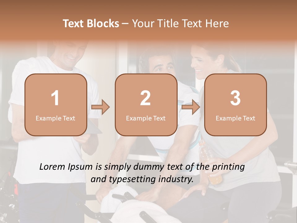 Healthy Gym Male PowerPoint Template