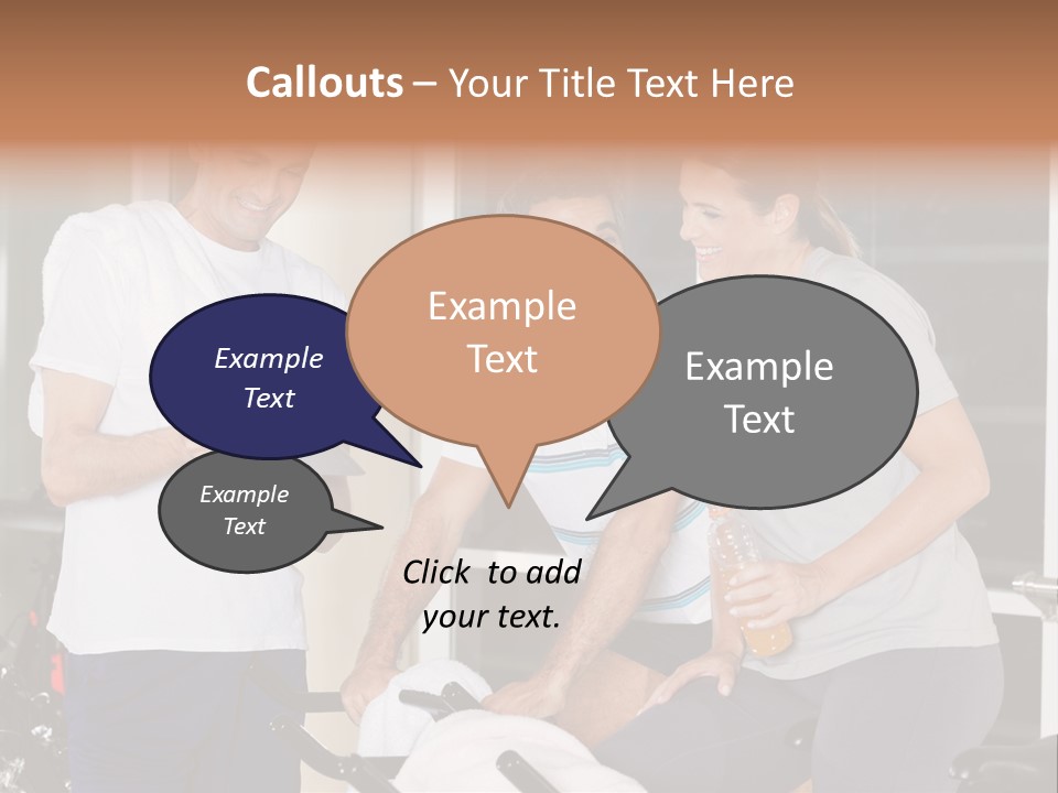 Healthy Gym Male PowerPoint Template