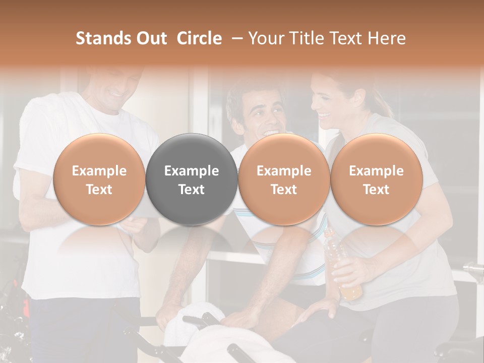 Healthy Gym Male PowerPoint Template