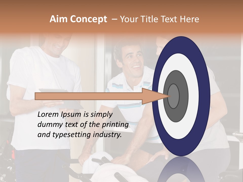 Healthy Gym Male PowerPoint Template