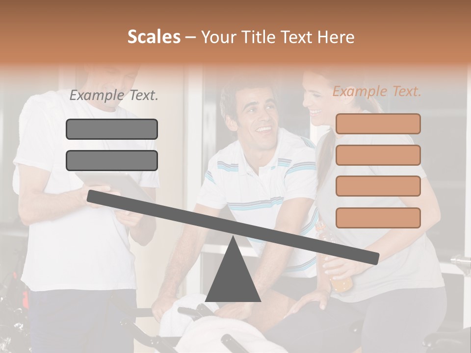 Healthy Gym Male PowerPoint Template