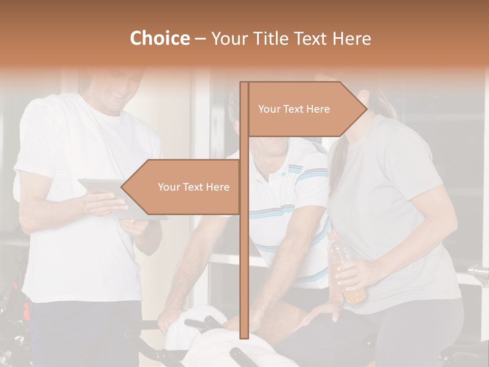 Healthy Gym Male PowerPoint Template