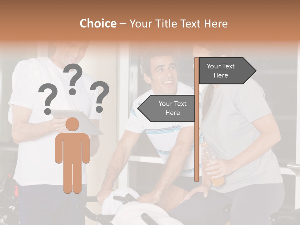 Healthy Gym Male PowerPoint Template