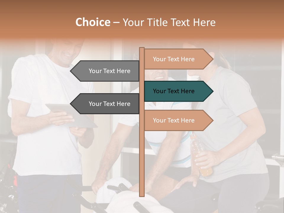 Healthy Gym Male PowerPoint Template