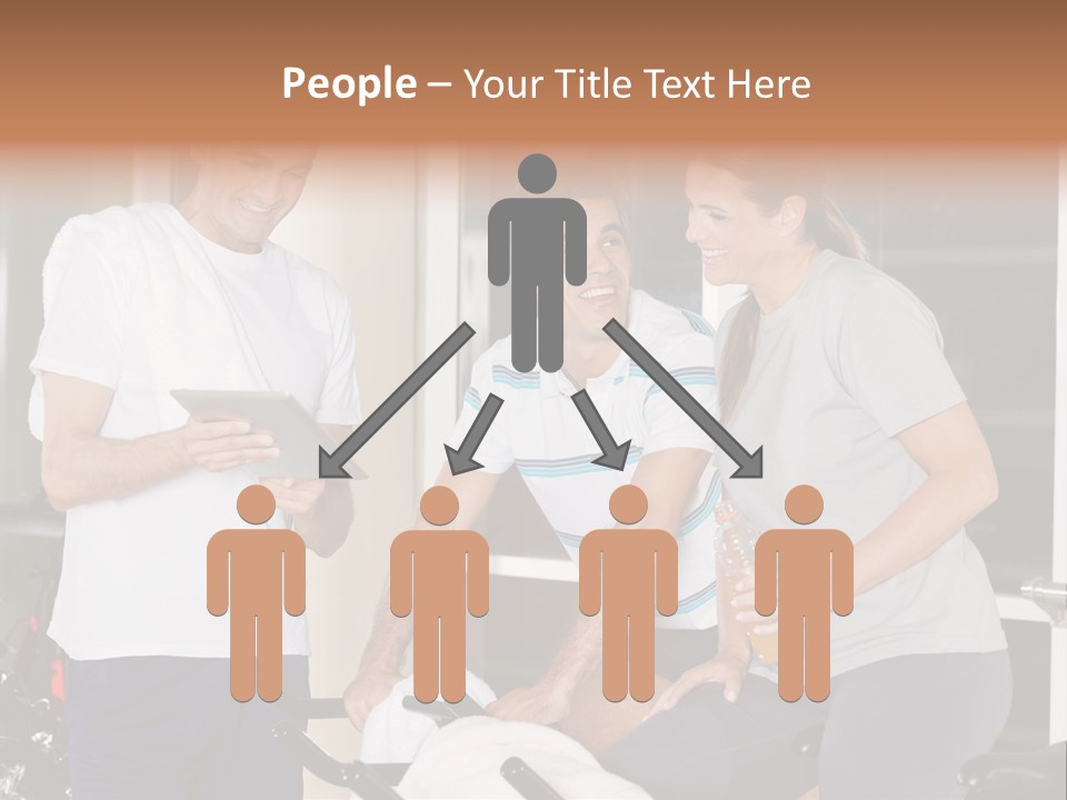 Healthy Gym Male PowerPoint Template