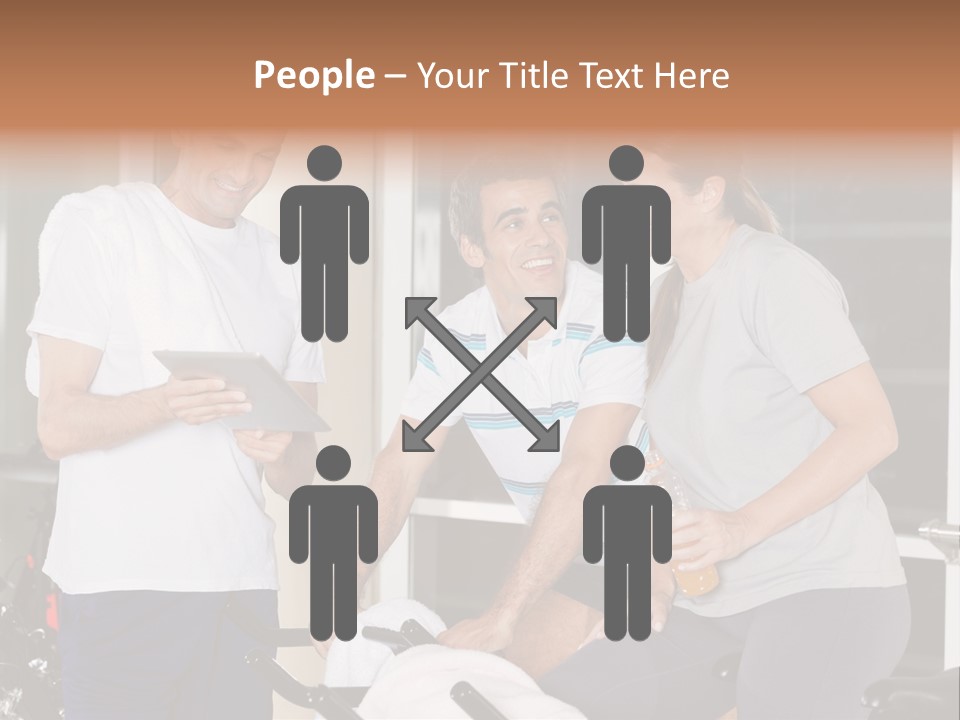 Healthy Gym Male PowerPoint Template