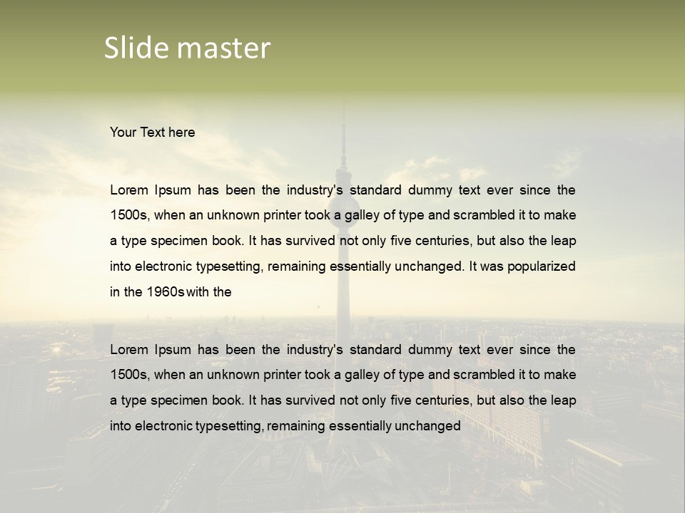 Capitol Old Pride PowerPoint Template