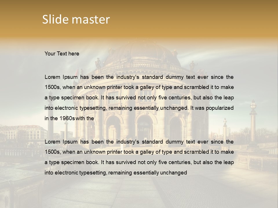 Old Historic Urban PowerPoint Template