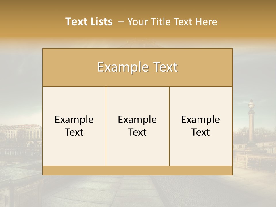 Old Historic Urban PowerPoint Template