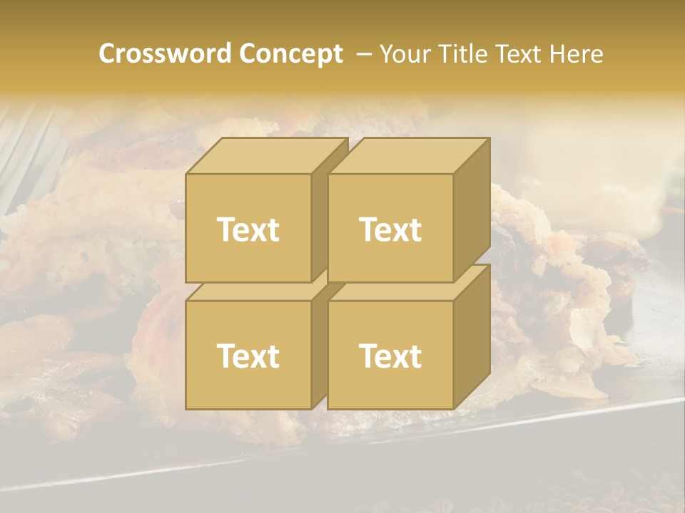Gourmet Mushroom Potatoes PowerPoint Template
