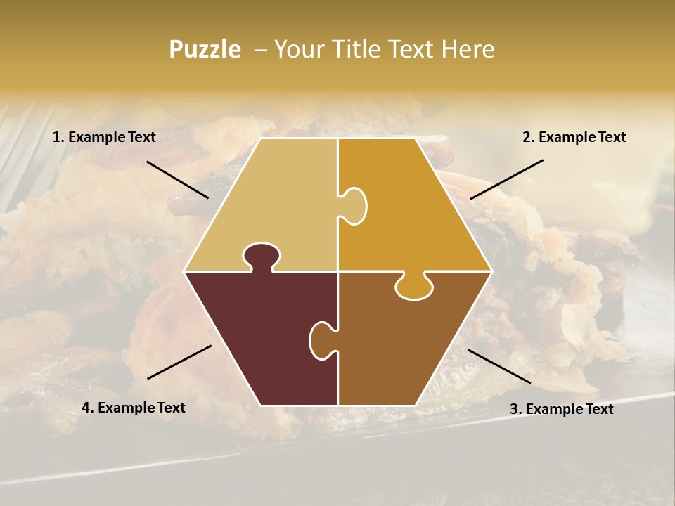 Gourmet Mushroom Potatoes PowerPoint Template