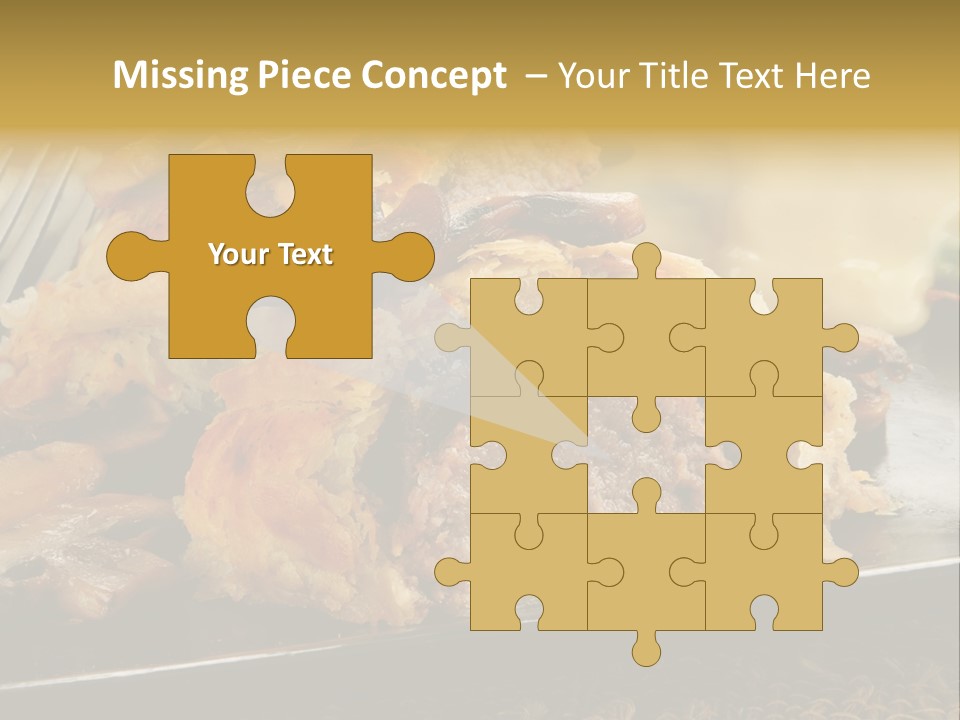 Gourmet Mushroom Potatoes PowerPoint Template