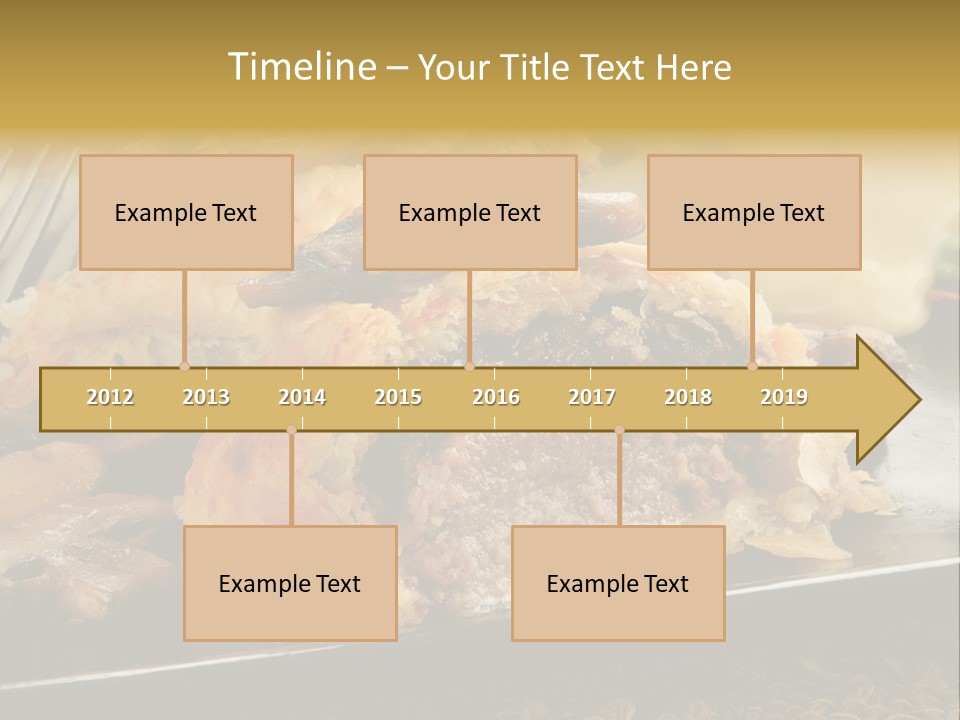 Gourmet Mushroom Potatoes PowerPoint Template