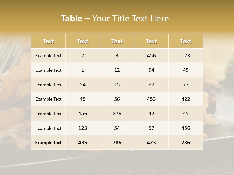 Gourmet Mushroom Potatoes PowerPoint Template
