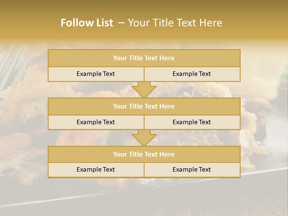 Gourmet Mushroom Potatoes PowerPoint Template