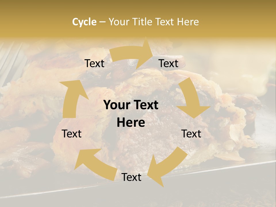 Gourmet Mushroom Potatoes PowerPoint Template