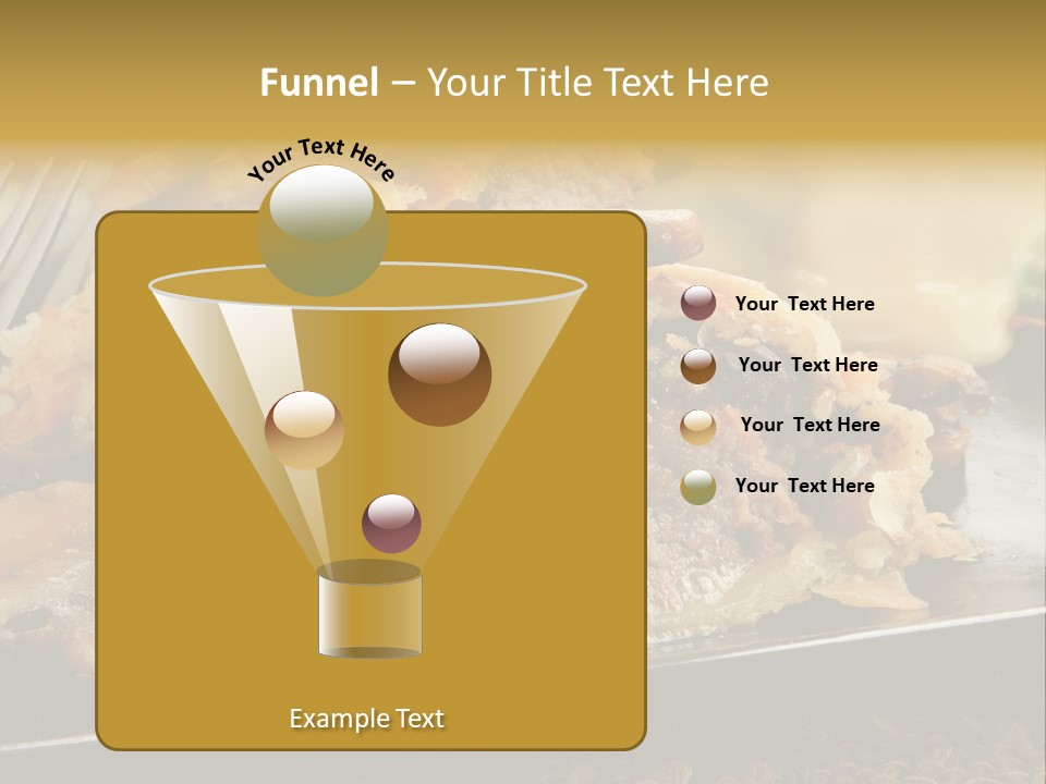 Gourmet Mushroom Potatoes PowerPoint Template