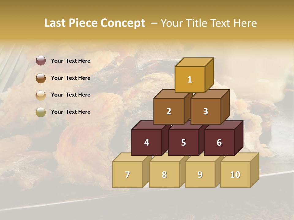 Gourmet Mushroom Potatoes PowerPoint Template