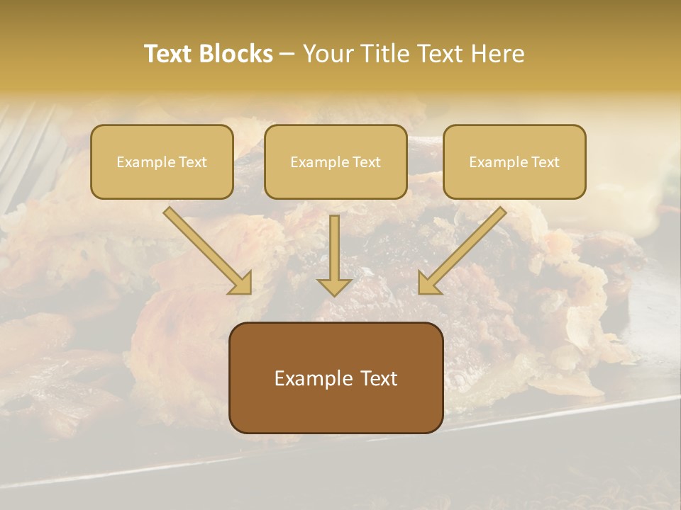 Gourmet Mushroom Potatoes PowerPoint Template