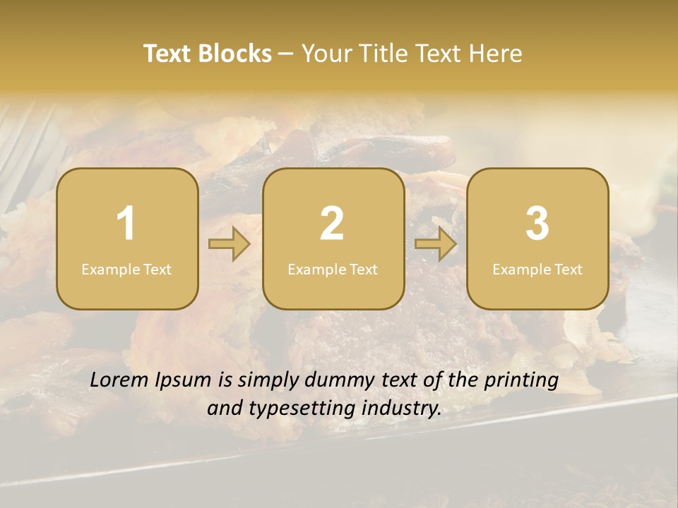 Gourmet Mushroom Potatoes PowerPoint Template