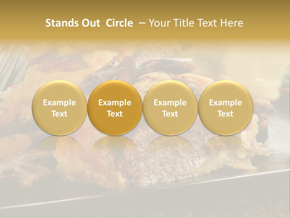 Gourmet Mushroom Potatoes PowerPoint Template