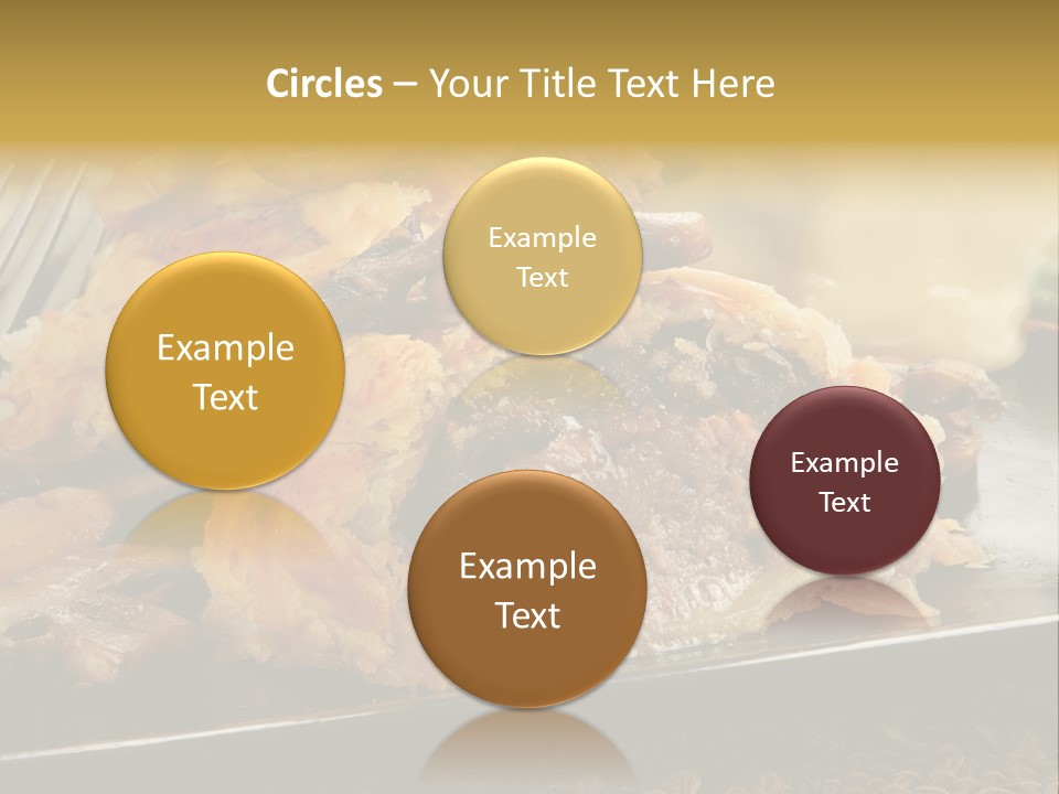 Gourmet Mushroom Potatoes PowerPoint Template