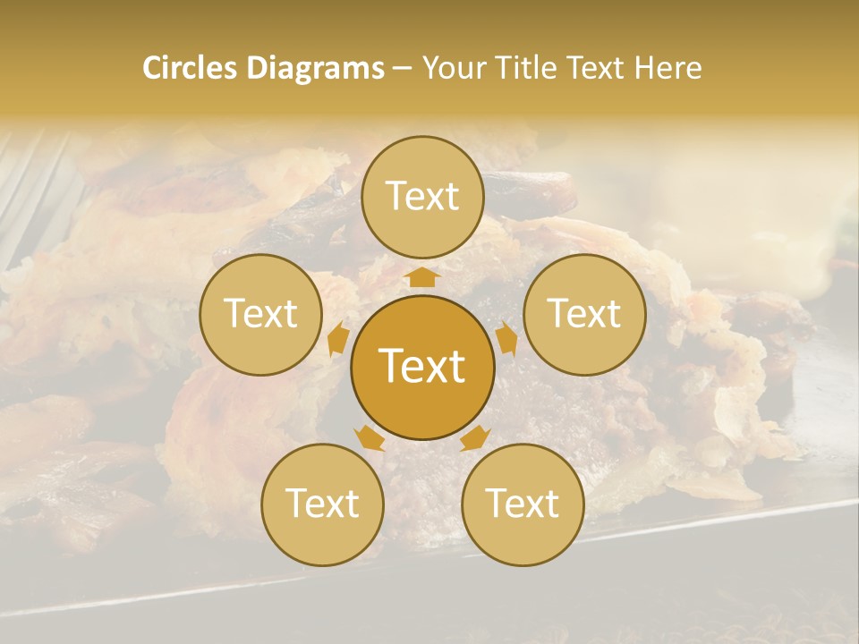 Gourmet Mushroom Potatoes PowerPoint Template