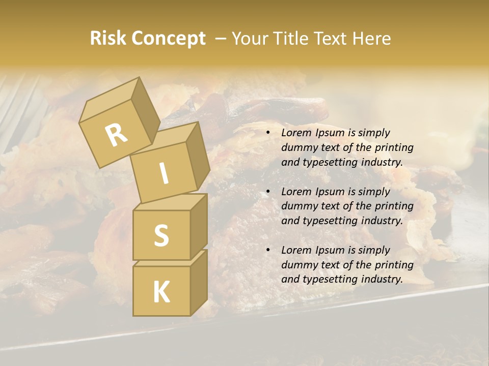 Gourmet Mushroom Potatoes PowerPoint Template