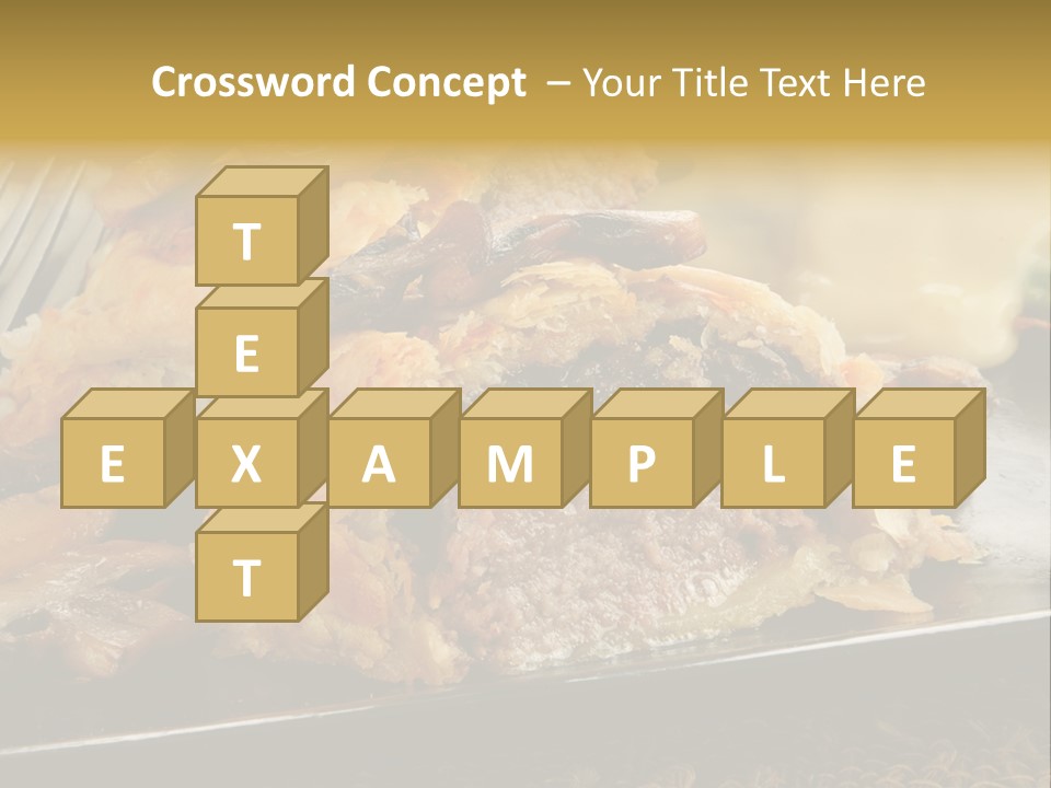 Gourmet Mushroom Potatoes PowerPoint Template