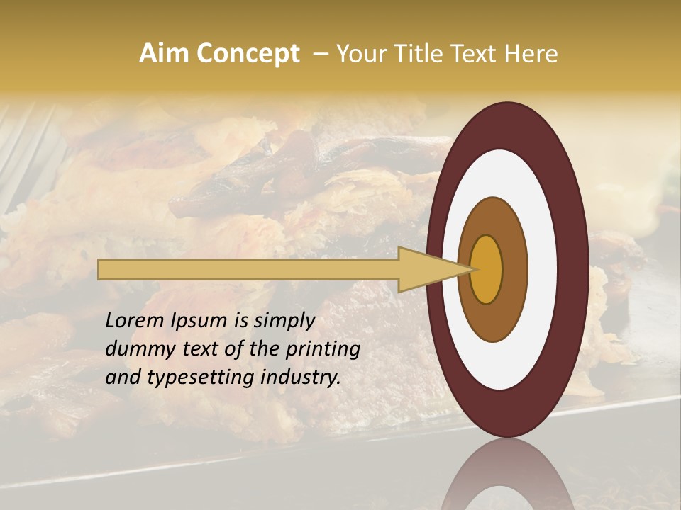 Gourmet Mushroom Potatoes PowerPoint Template