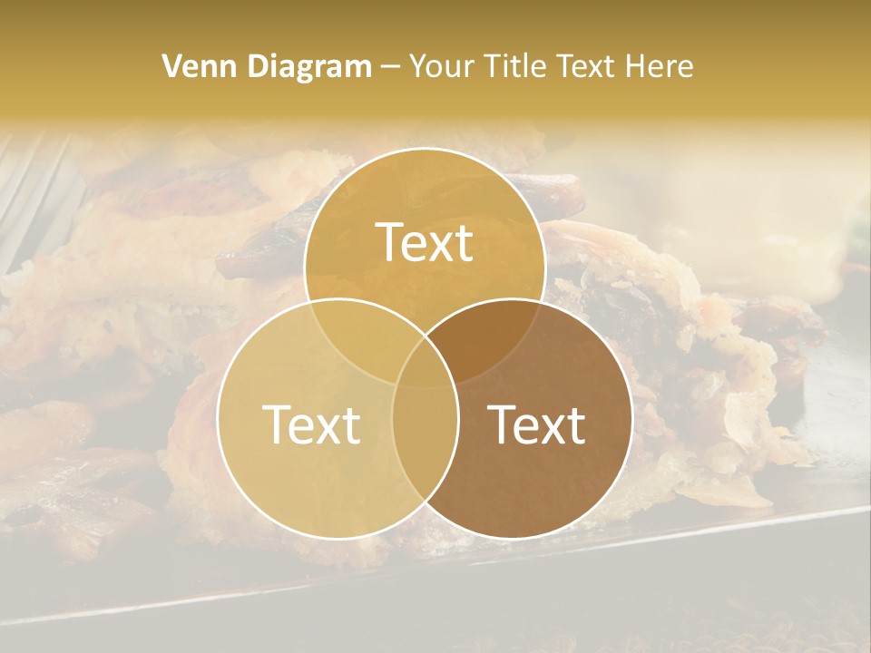 Gourmet Mushroom Potatoes PowerPoint Template