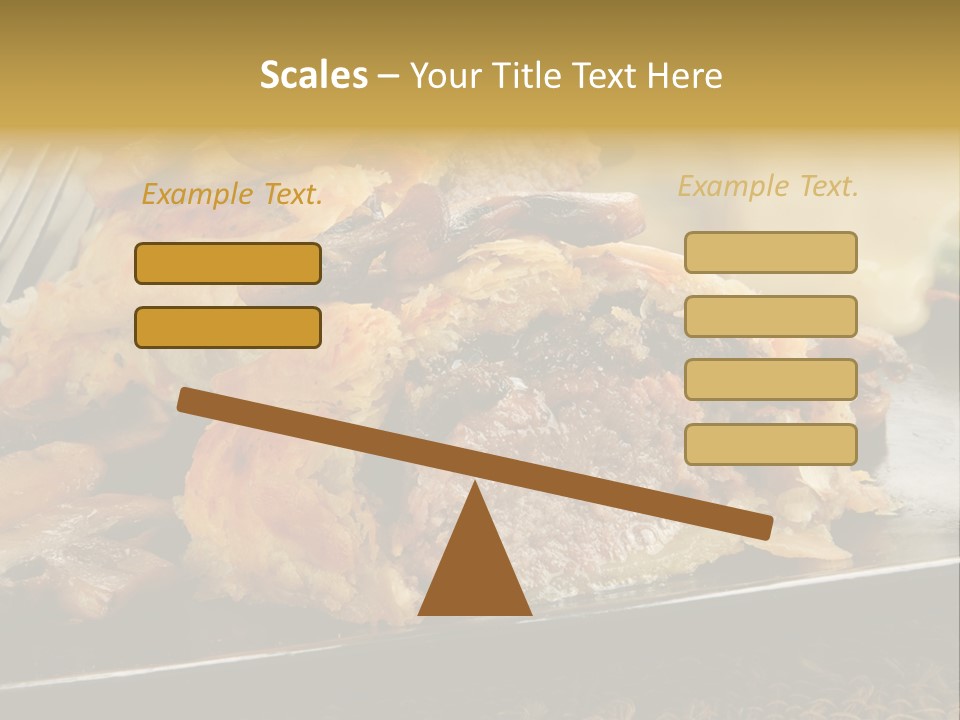 Gourmet Mushroom Potatoes PowerPoint Template