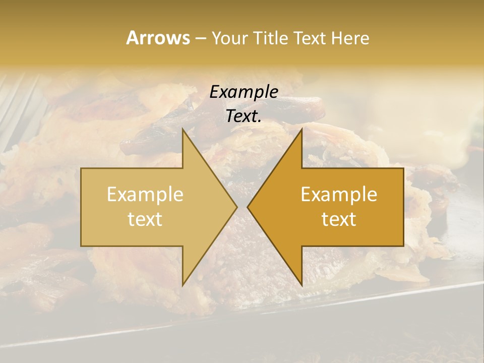 Gourmet Mushroom Potatoes PowerPoint Template
