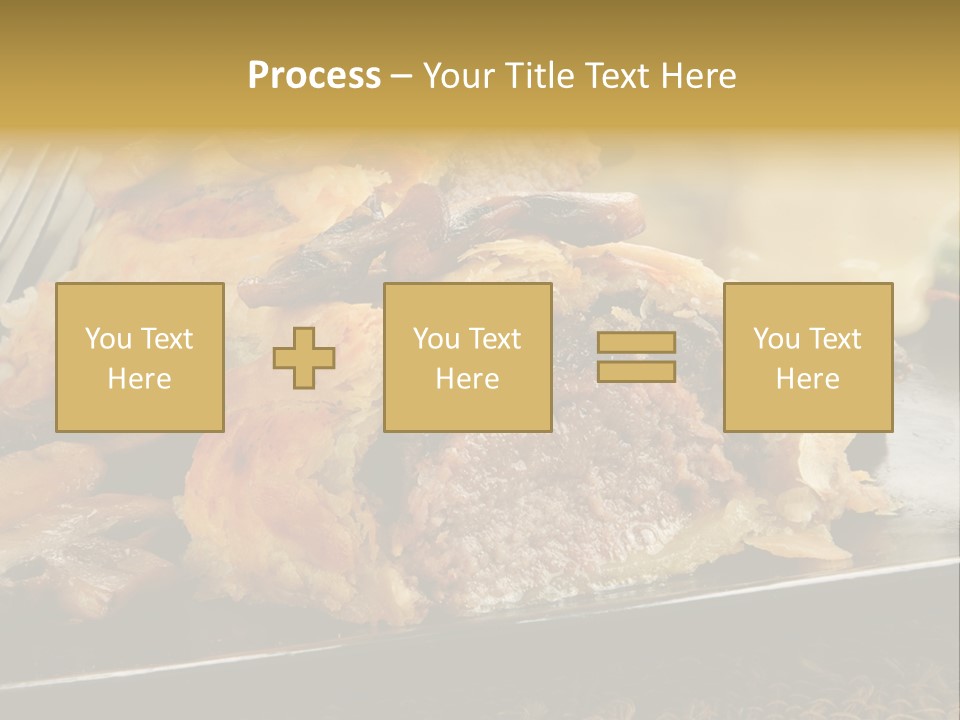 Gourmet Mushroom Potatoes PowerPoint Template
