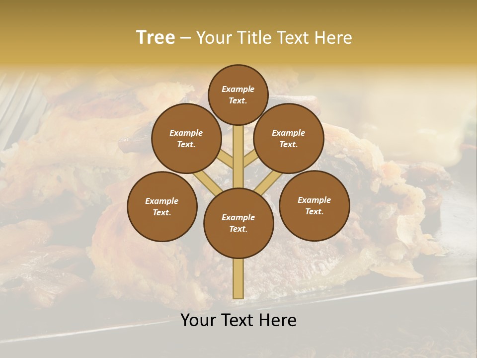 Gourmet Mushroom Potatoes PowerPoint Template