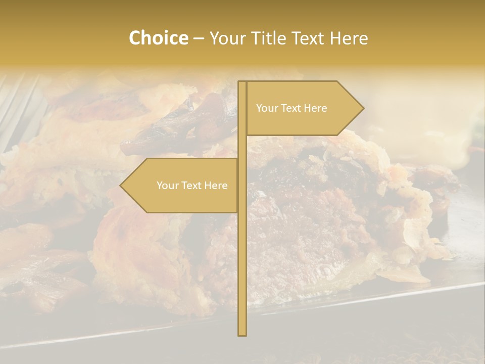 Gourmet Mushroom Potatoes PowerPoint Template