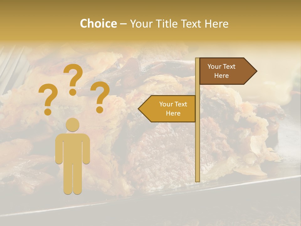 Gourmet Mushroom Potatoes PowerPoint Template