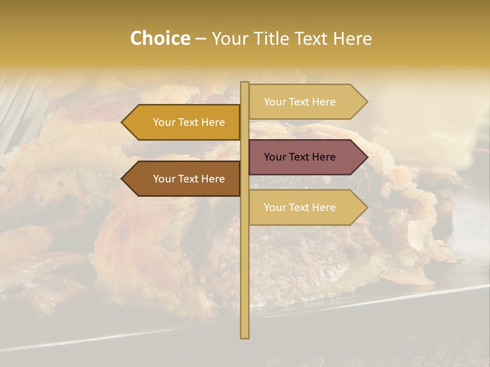 Gourmet Mushroom Potatoes PowerPoint Template
