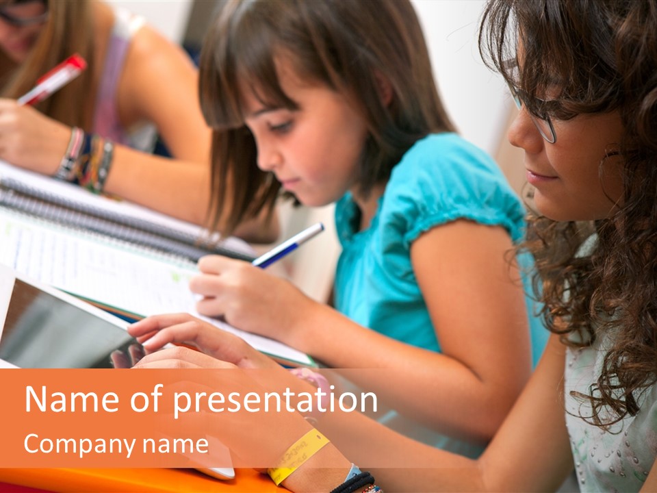 Young Children Active PowerPoint Template