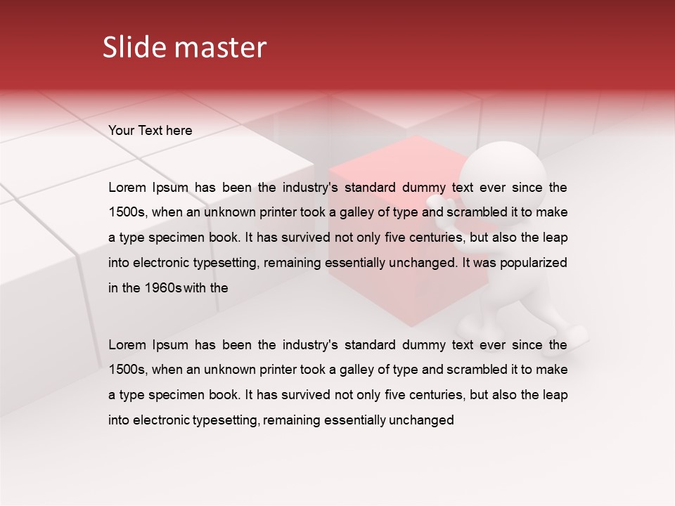 Investment Organize Metaphor PowerPoint Template