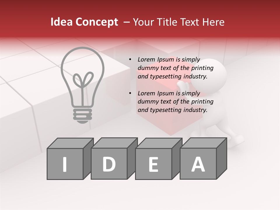 Investment Organize Metaphor PowerPoint Template